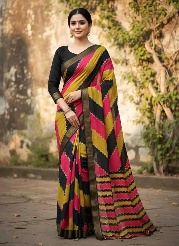 Ynf Georgette KESH695 Bingo Sarees Wholesale Designer Sarees Georgette Sarees Leheriya Sarees Manufacturer- Kapda Export