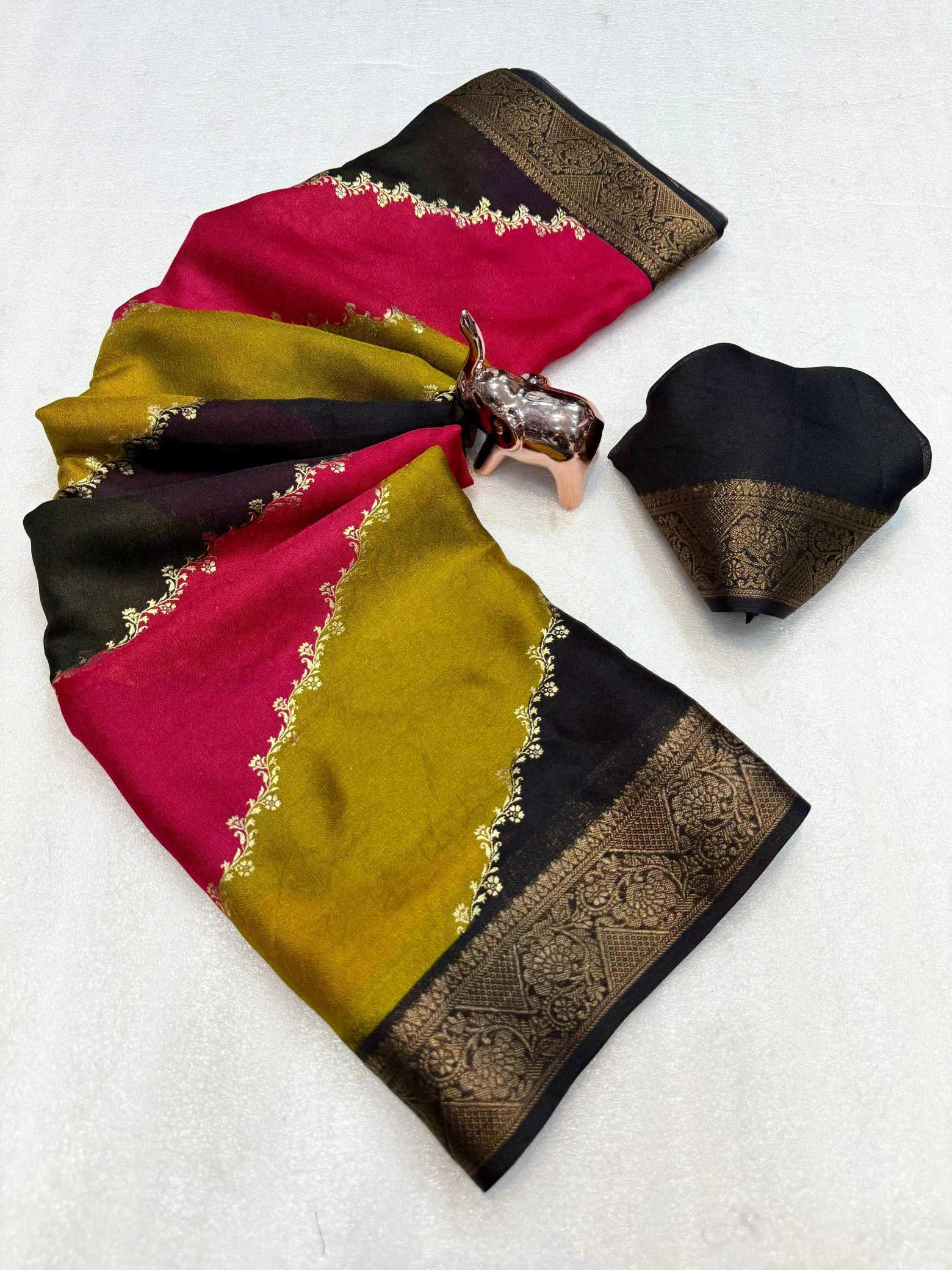 Ynf Georgette KESH695 Bingo Sarees Wholesale Designer Sarees Georgette Sarees Leheriya Sarees Manufacturer- Kapda Export