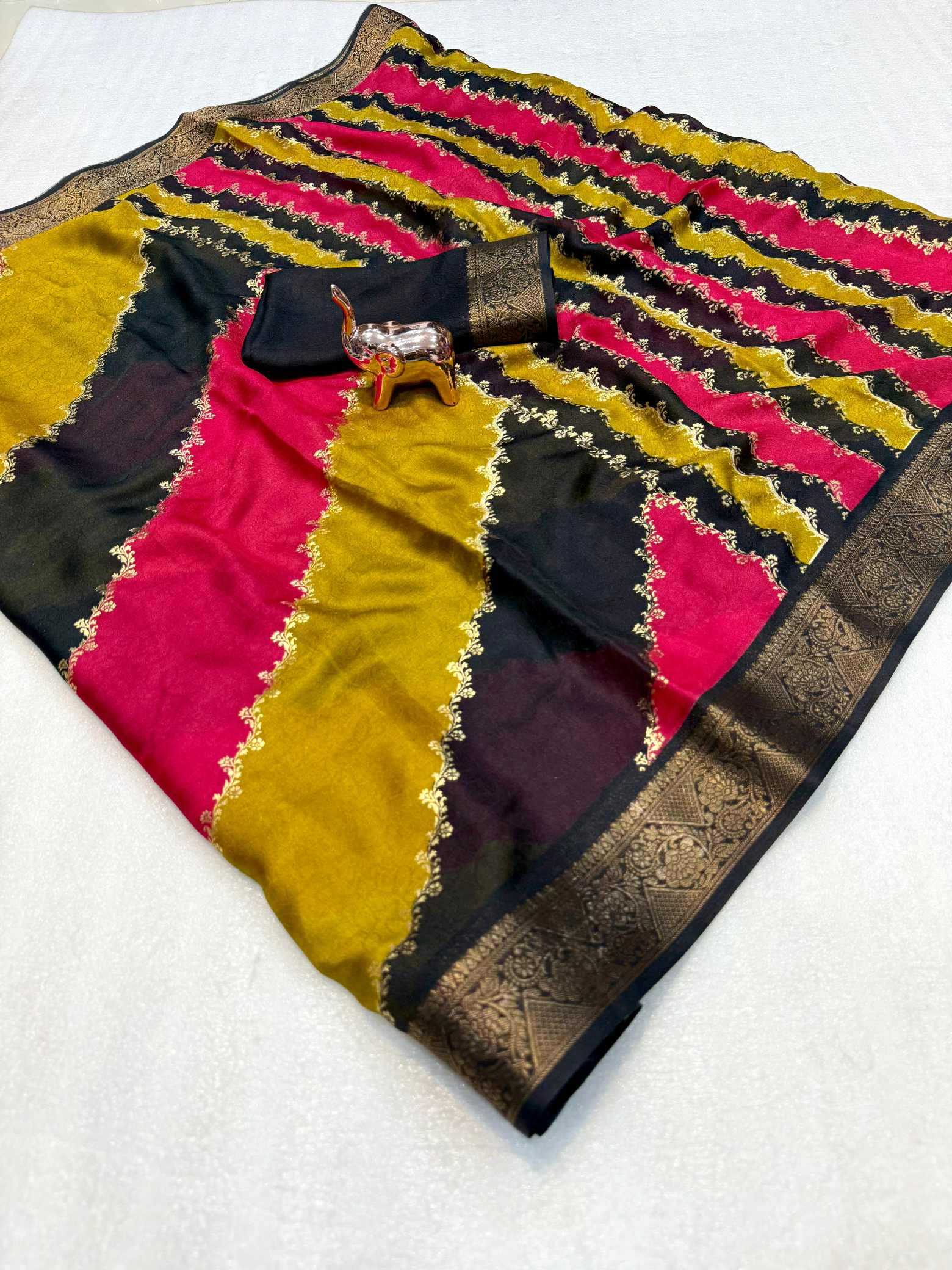 Ynf Georgette KESH695 Bingo Sarees Wholesale Designer Sarees Georgette Sarees Leheriya Sarees Manufacturer- Kapda Export