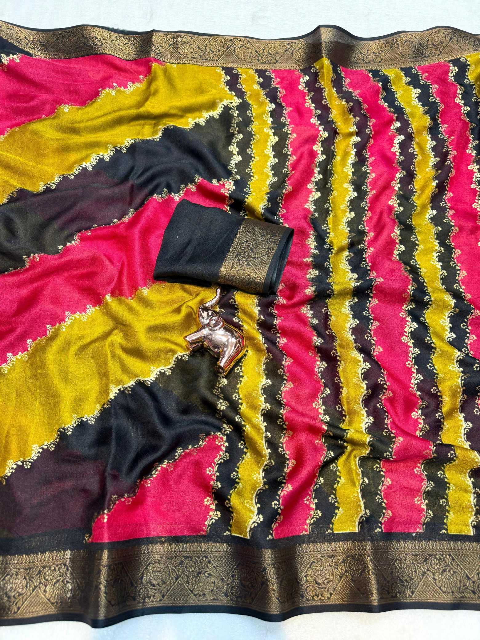 Ynf Georgette KESH695 Bingo Sarees Wholesale Designer Sarees Georgette Sarees Leheriya Sarees Manufacturer- Kapda Export