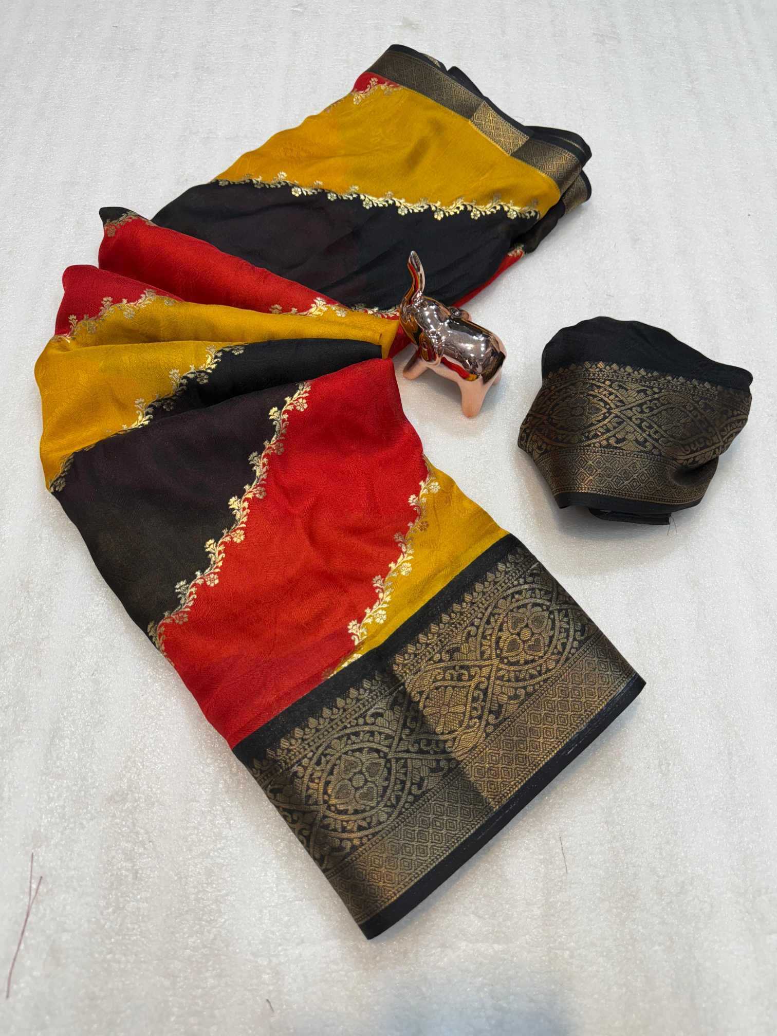 Ynf Georgette KESH695 Bingo Sarees Wholesale Designer Sarees Georgette Sarees Leheriya Sarees Manufacturer- Kapda Export