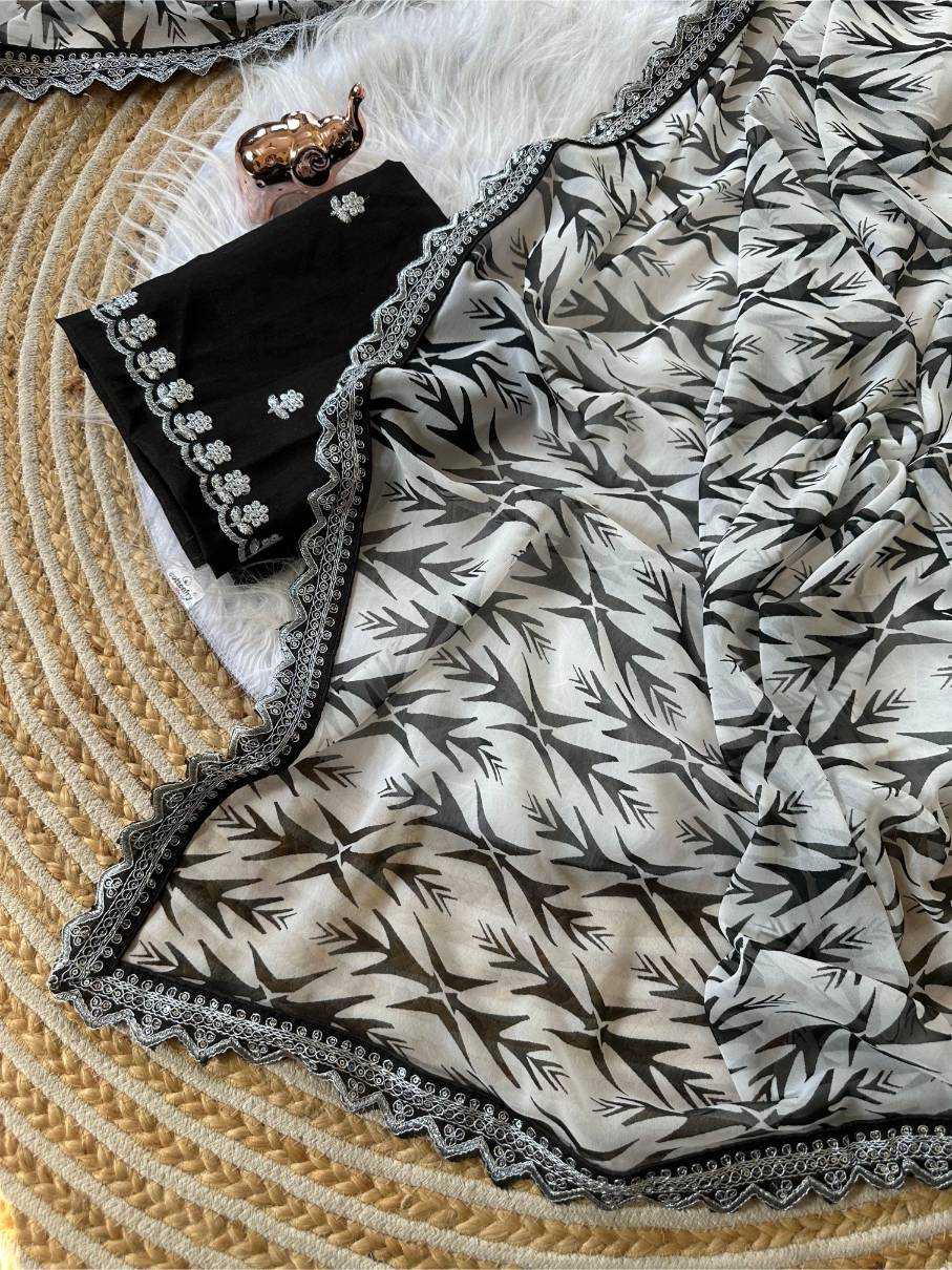 Ynf Georgette KESH695 Lahriya Special Sarees Wholesale Party Wear Sarees Leheriya Sarees Sequins Work Saree Manufacturer- Kapda Export