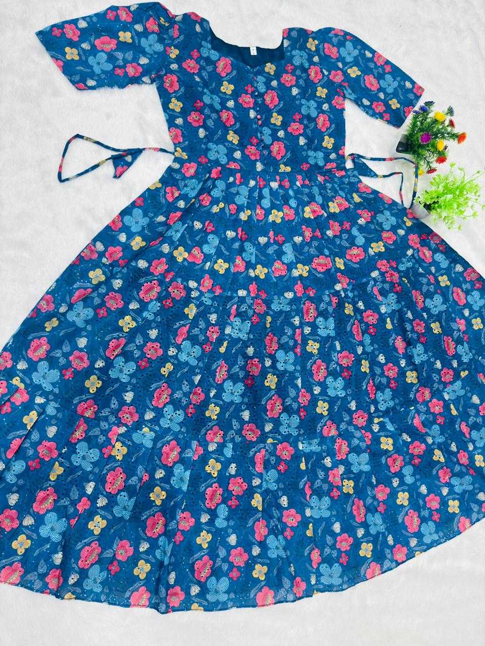 Ynf Hakoba KESH616 190 Suits & Dresses Festive Collections Wholesale Maxi Dresses Printed Dresses Cotton Dresses Manufacturer- Kapda Export