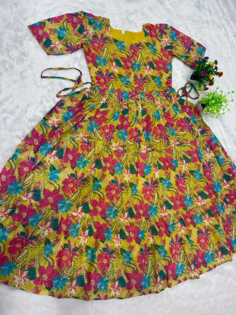 Ynf Hakoba KESH616 190 Suits & Dresses Festive Collections Wholesale Maxi Dresses Printed Dresses Cotton Dresses Manufacturer- Kapda Export