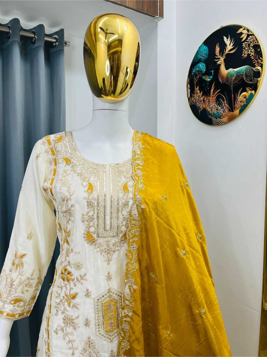 Ynf Heavy Chinnon Silk RIN212 7040 Suits & Dresses Festive Collections Wholesale Kashmiri Suits Party wear suits Eid Collections Manufacturer- Kapda Export