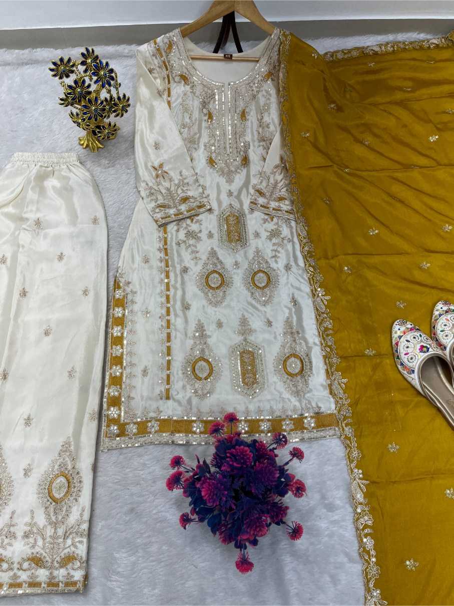 Ynf Heavy Chinnon Silk RIN212 7040 Suits & Dresses Festive Collections Wholesale Kashmiri Suits Party wear suits Eid Collections Manufacturer- Kapda Export