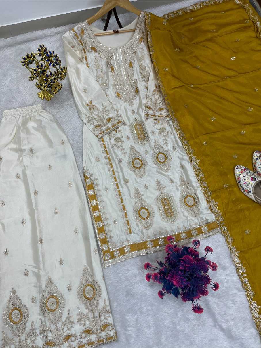 Ynf Heavy Chinnon Silk RIN212 7040 Suits & Dresses Festive Collections Wholesale Kashmiri Suits Party wear suits Eid Collections Manufacturer- Kapda Export