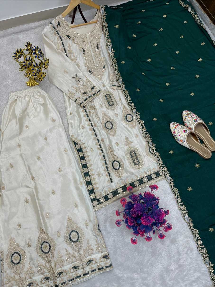 Ynf Heavy Chinnon Silk RIN212 7040 Suits & Dresses Festive Collections Wholesale Kashmiri Suits Party wear suits Eid Collections Manufacturer- Kapda Export