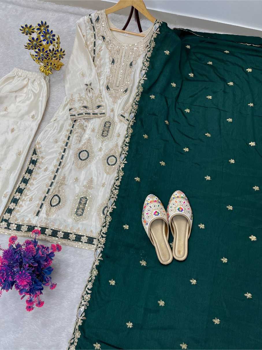 Ynf Heavy Chinnon Silk RIN212 7040 Suits & Dresses Festive Collections Wholesale Kashmiri Suits Party wear suits Eid Collections Manufacturer- Kapda Export