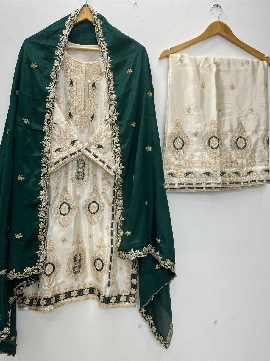 Ynf Heavy Chinnon Silk RIN212 7040 Suits & Dresses Festive Collections Wholesale Kashmiri Suits Party wear suits Eid Collections Manufacturer- Kapda Export