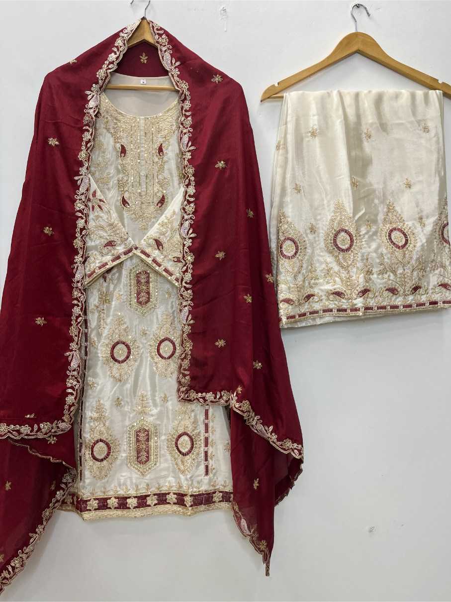 Ynf Heavy Chinnon Silk RIN212 7040 Suits & Dresses Festive Collections Wholesale Kashmiri Suits Party wear suits Eid Collections Manufacturer- Kapda Export