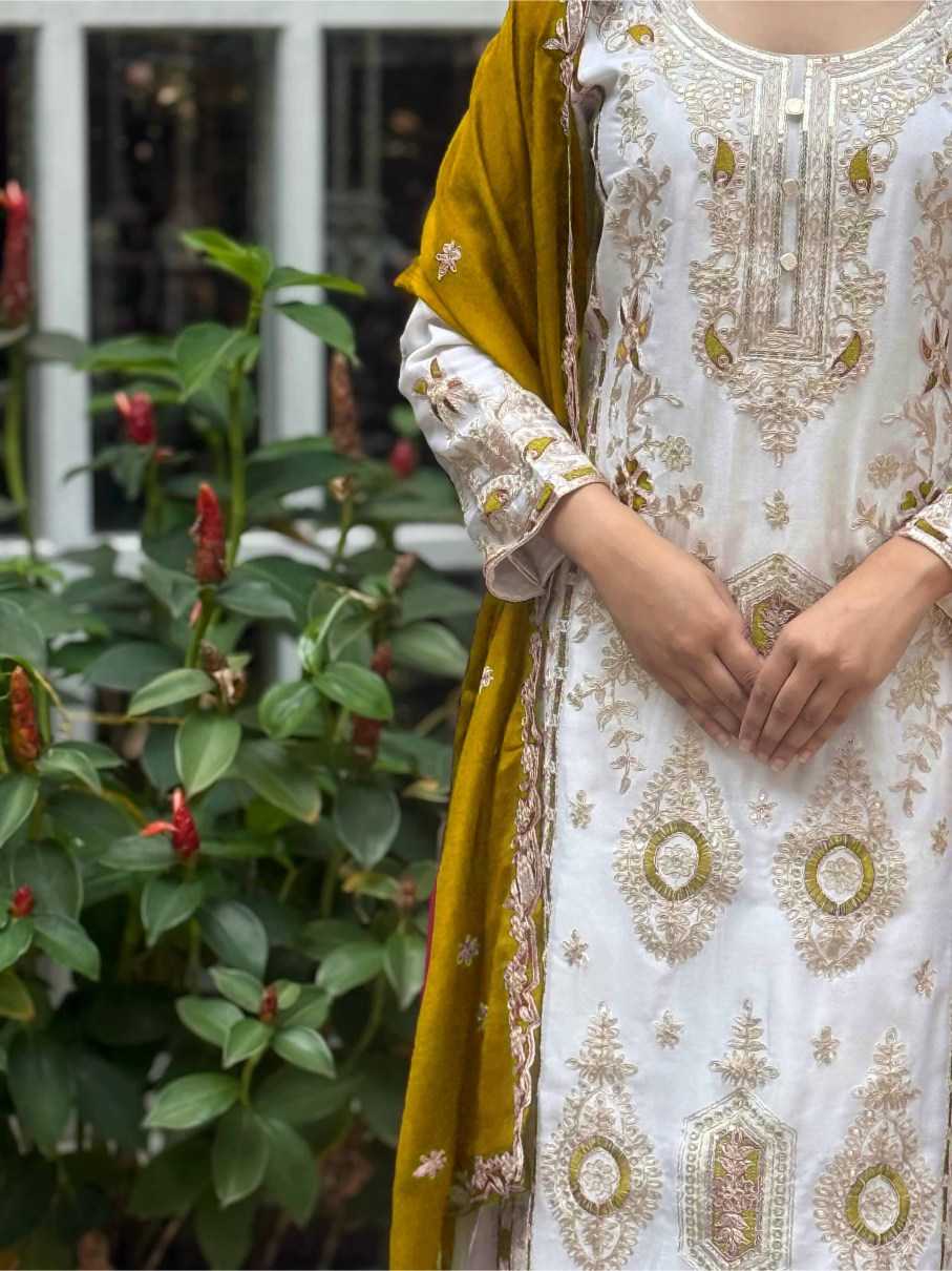 Ynf Heavy Chinnon Silk RIN212 7040 Suits & Dresses Festive Collections Wholesale Kashmiri Suits Party wear suits Eid Collections Manufacturer- Kapda Export