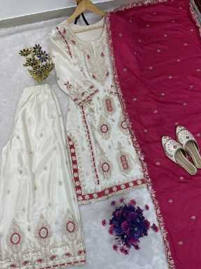 Ynf Heavy Chinnon Silk RIN212 7040 Suits & Dresses Festive Collections Wholesale Kashmiri Suits Party wear suits Eid Collections Manufacturer- Kapda Export