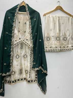 Ynf Heavy Chinnon Silk RIN212 7040 Suits & Dresses Festive Collections Wholesale Kashmiri Suits Party wear suits Eid Collections Manufacturer- Kapda Export