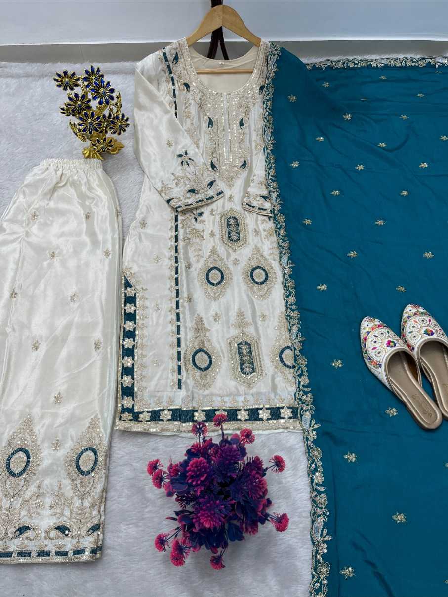 Ynf Heavy Chinnon Silk RIN212 7040 Suits & Dresses Festive Collections Wholesale Kashmiri Suits Party wear suits Eid Collections Manufacturer- Kapda Export