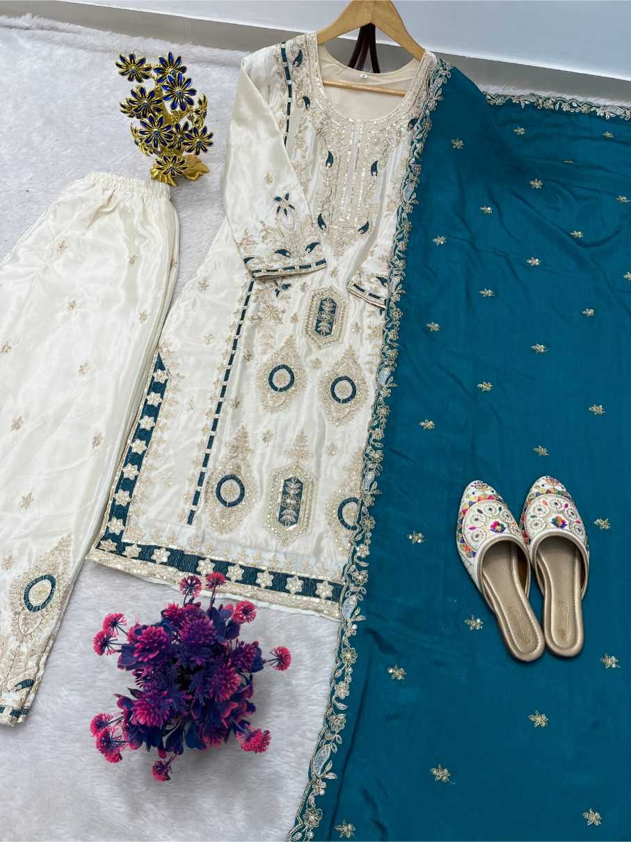 Ynf Heavy Chinnon Silk RIN212 7040 Suits & Dresses Festive Collections Wholesale Kashmiri Suits Party wear suits Eid Collections Manufacturer- Kapda Export