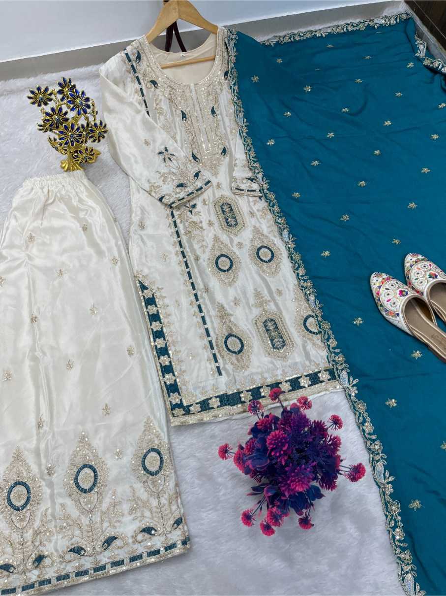 Ynf Heavy Chinnon Silk RIN212 7040 Suits & Dresses Festive Collections Wholesale Kashmiri Suits Party wear suits Eid Collections Manufacturer- Kapda Export