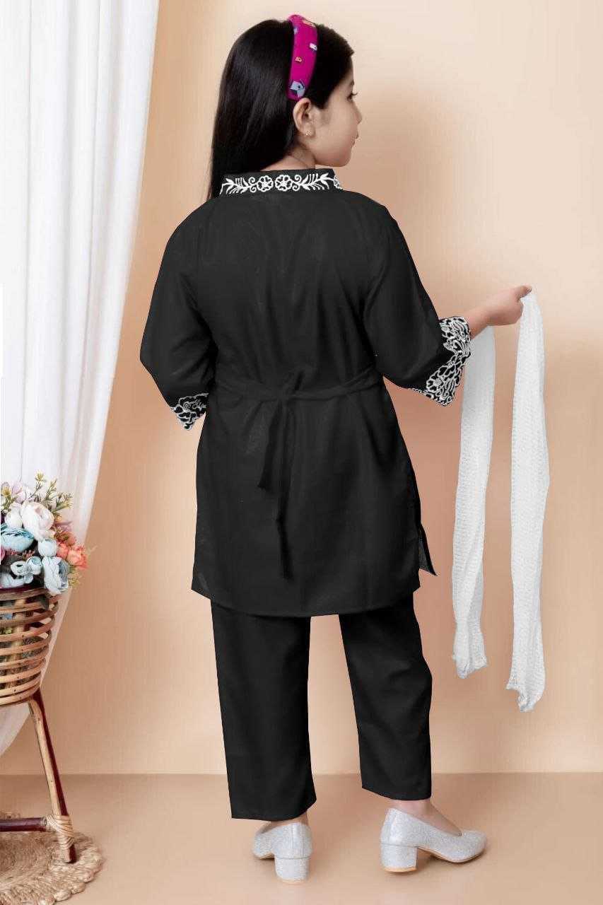 Ynf Heavy Crepe KESH461 224 Kids Wear Wholesale Girls Kurti Kids Ethnic Wear Kids Kurta Pajama Manufacturer- Kapda Export