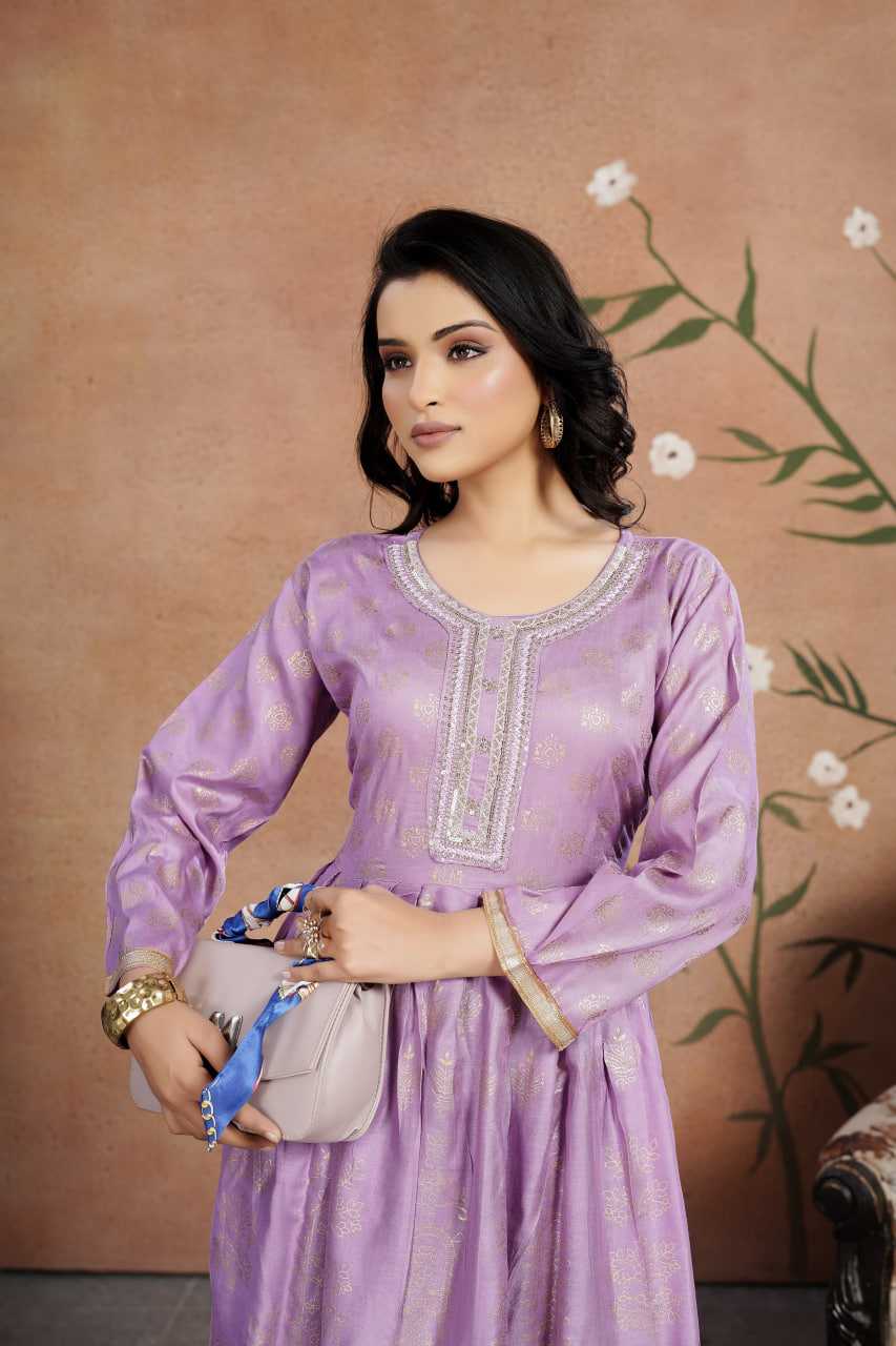 Ynf Heavy Rayon KESH502 108 Gowns Festive Collections Wholesale Embroidery Gowns Party Gowns Long Gowns Manufacturer- Kapda Export