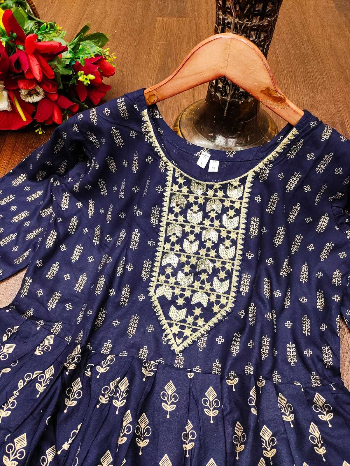 Ynf Heavy Rayon KESH502 108 Gowns Festive Collections Wholesale Embroidery Gowns Party Gowns Long Gowns Manufacturer- Kapda Export