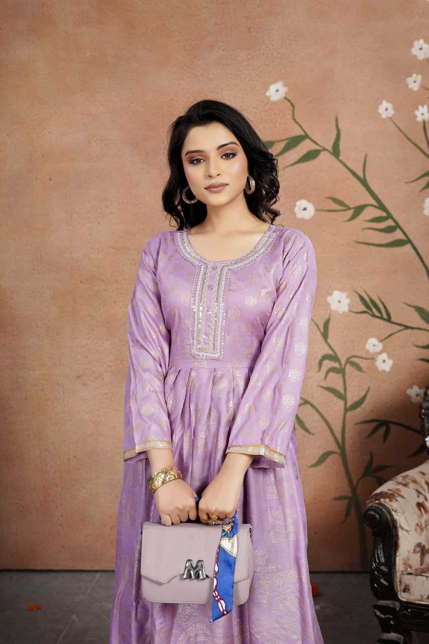 Ynf Heavy Rayon KESH502 108 Gowns Festive Collections Wholesale Embroidery Gowns Party Gowns Long Gowns Manufacturer- Kapda Export