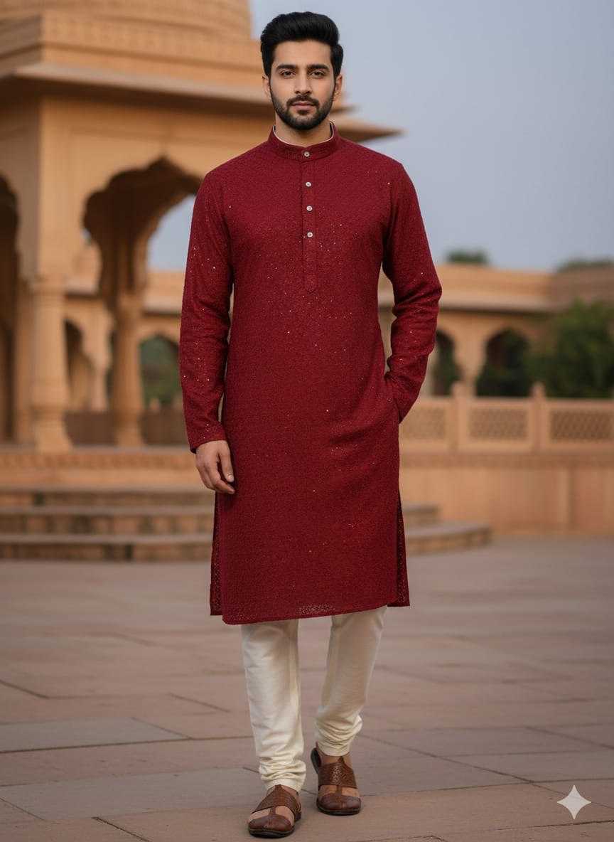 Ynf Heavy Rayon KESH650 Heavy Reyon Mens Wear Kids Wear Wholesale Mens Kurta Pyjama Men Wedding kurta Kids Kurta Pajama Manufacturer- Kapda Export