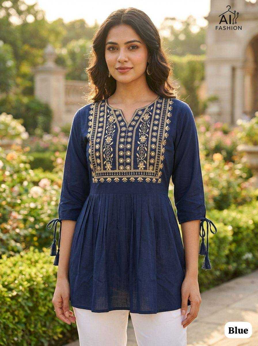 Ynf Heavy Rayon RIN125 Charmi vol 5 Suits & Dresses Western Wears Wholesale Tops Casual Dresses Embroidered Dresses Manufacturer- Kapda Export