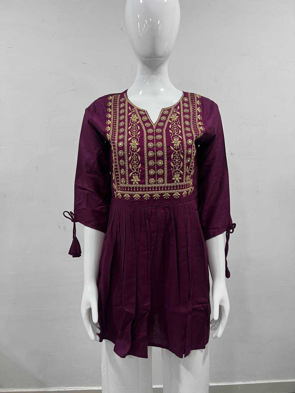 Ynf Heavy Rayon RIN125 Charmi vol 5 Suits & Dresses Western Wears Wholesale Tops Casual Dresses Embroidered Dresses Manufacturer- Kapda Export