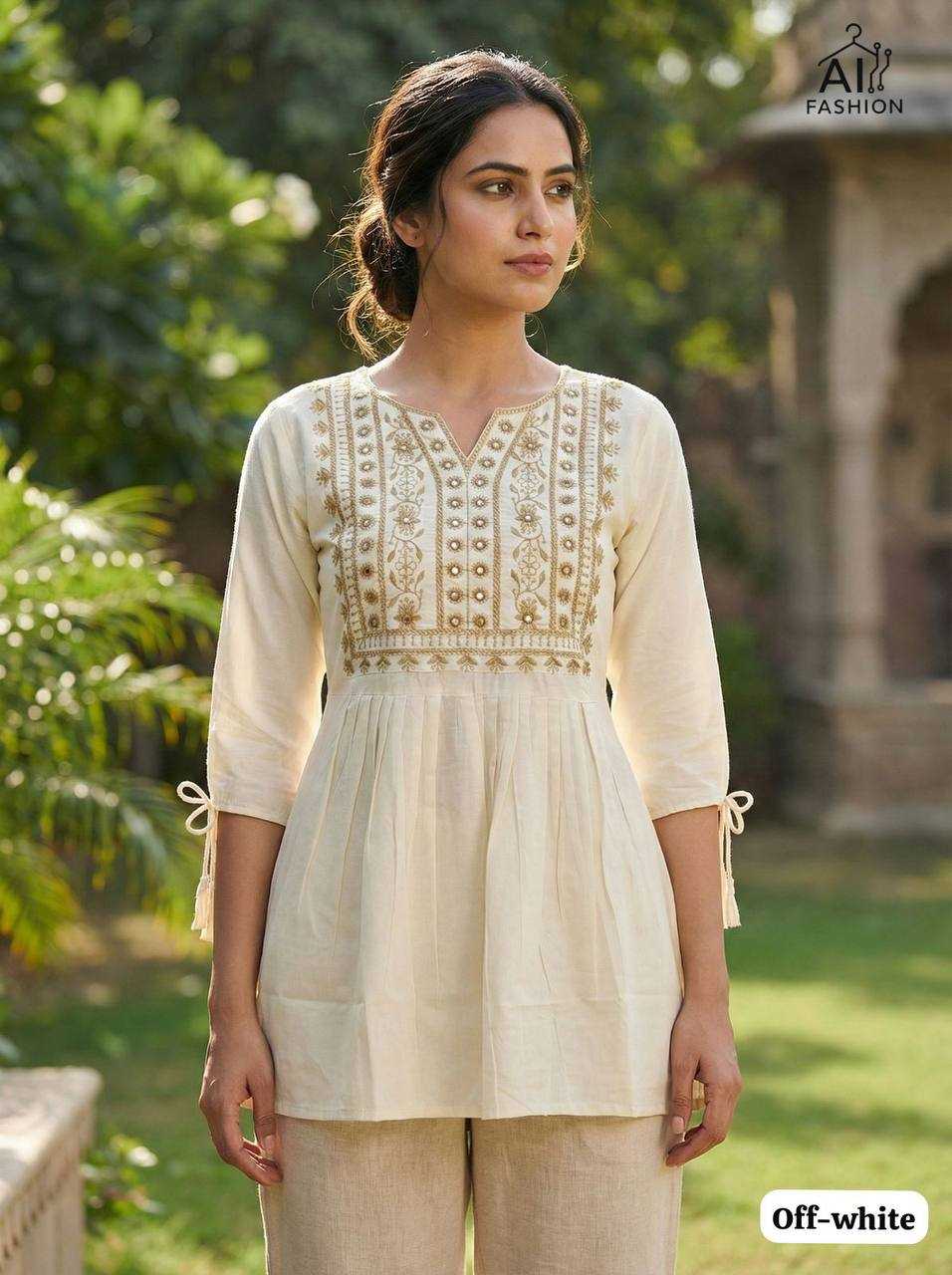 Ynf Heavy Rayon RIN125 Charmi vol 5 Suits & Dresses Western Wears Wholesale Tops Casual Dresses Embroidered Dresses Manufacturer- Kapda Export