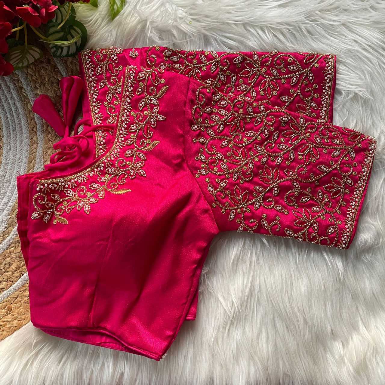 Ynf Heavy Roman Silk KESH426 159 Readymade Blouses Wedding Collections Wholesale Designer Blouse Party Wear Blouse Silk Blouse Manufacturer- Kapda Export