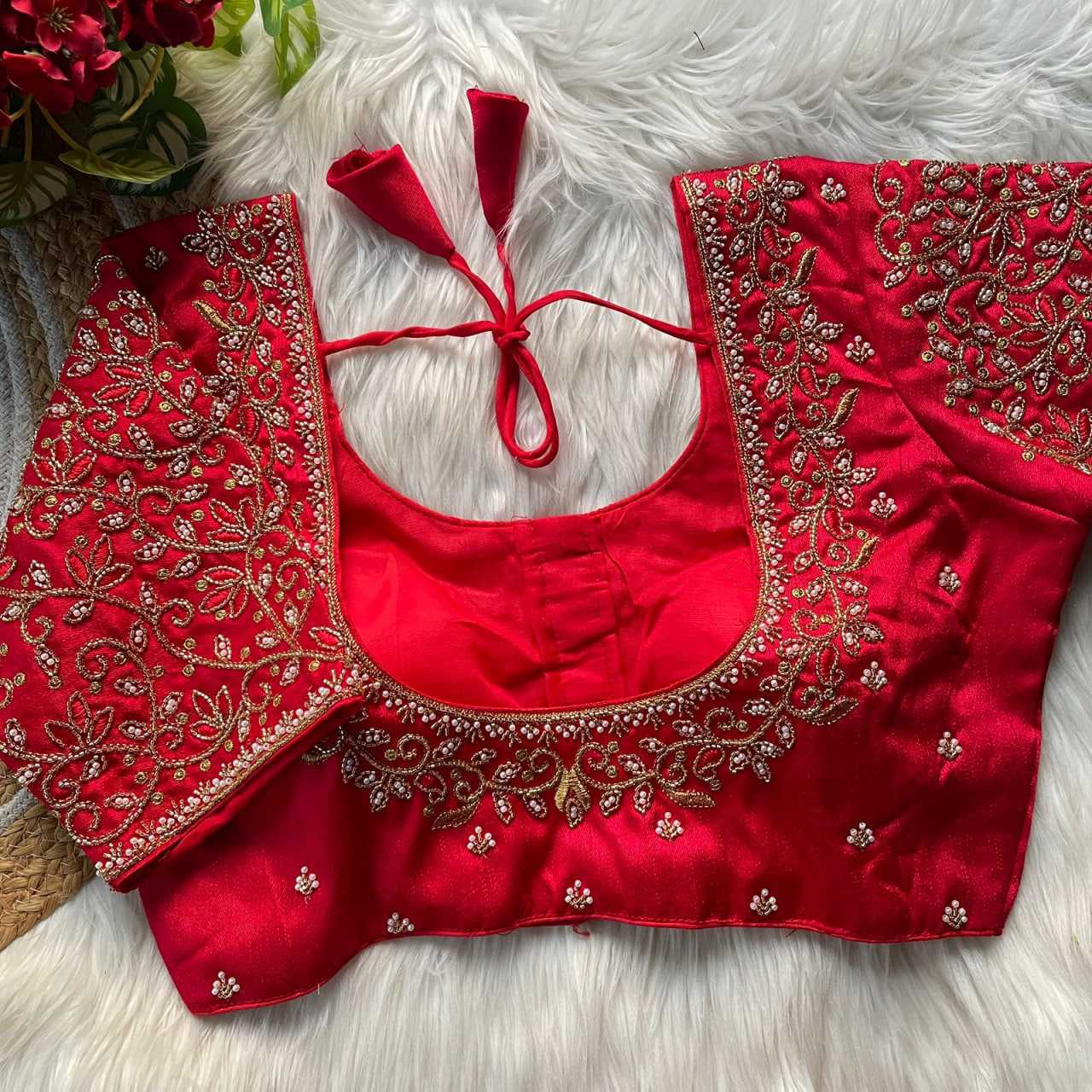 Ynf Heavy Roman Silk KESH426 159 Readymade Blouses Wedding Collections Wholesale Designer Blouse Party Wear Blouse Silk Blouse Manufacturer- Kapda Export