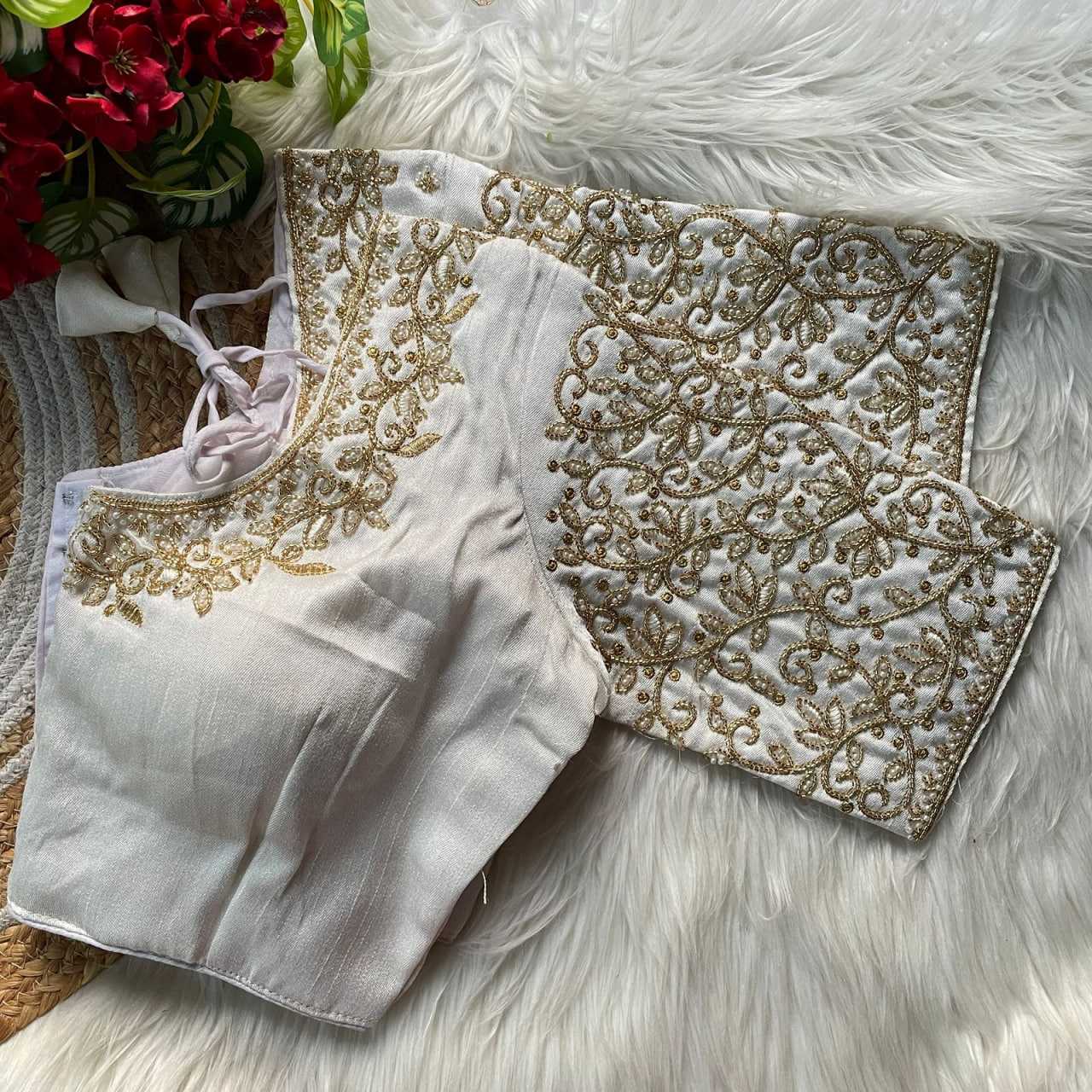 Ynf Heavy Roman Silk KESH426 159 Readymade Blouses Wedding Collections Wholesale Designer Blouse Party Wear Blouse Silk Blouse Manufacturer- Kapda Export