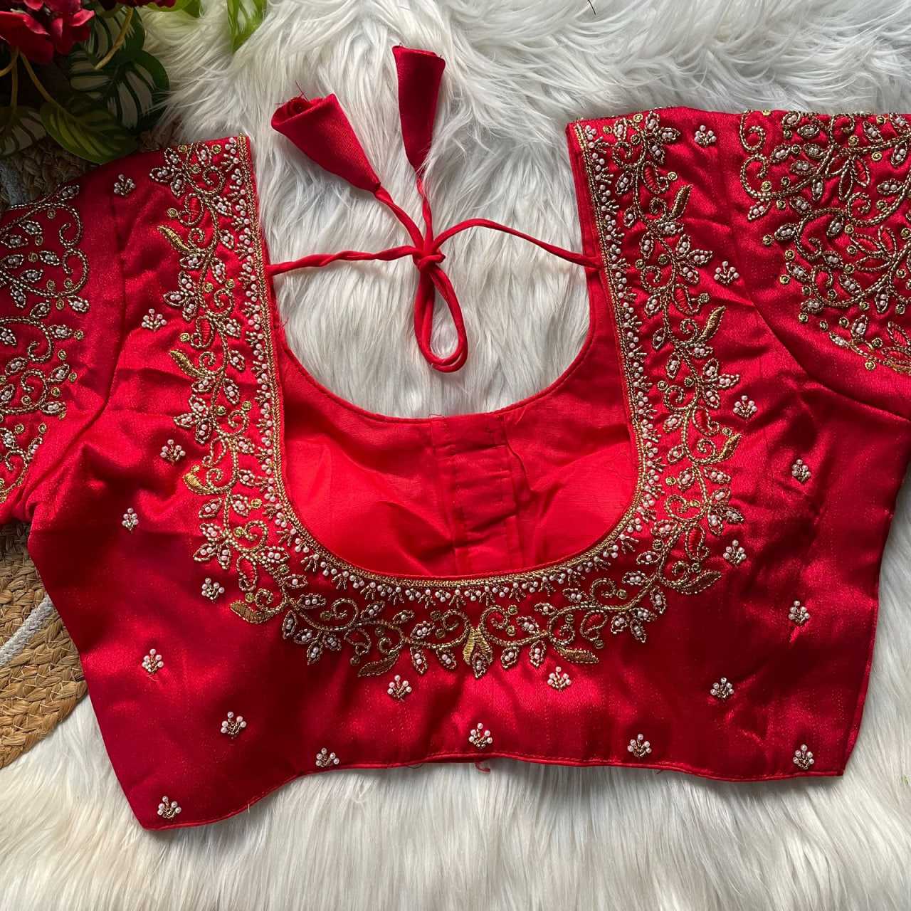 Ynf Heavy Roman Silk KESH426 159 Readymade Blouses Wedding Collections Wholesale Designer Blouse Party Wear Blouse Silk Blouse Manufacturer- Kapda Export