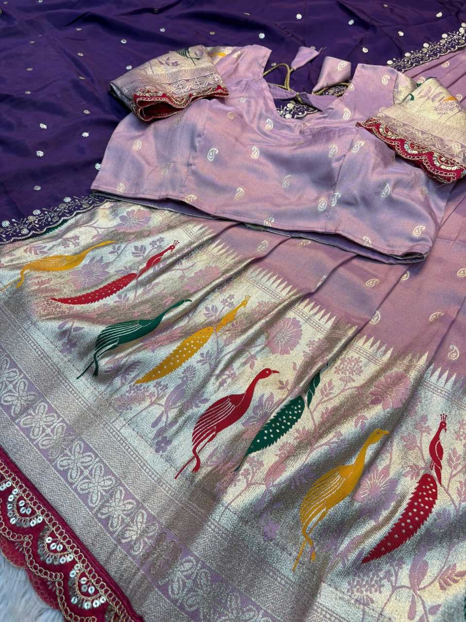 Ynf Jacquard RIN195 Peacock half Lehengas Wholesale Designer Lehenga Traditional Lehenga Lehenga With Dupatta Manufacturer- Kapda Export