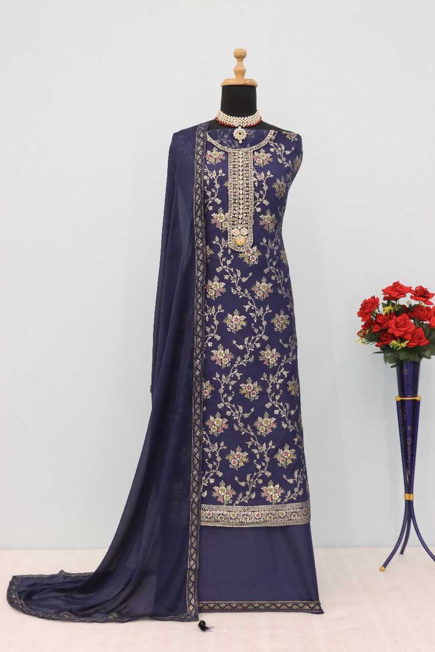 Ynf Jacquard Viscose RIN236 HITU 1554 Suits & Dresses Wholesale Wedding Suits Designer Suits Semi-Stitched Suits Manufacturer- Kapda Export