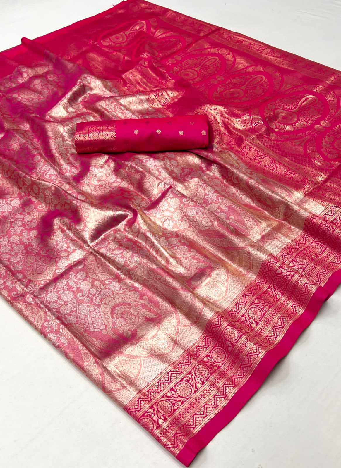 Ynf Kanjivaram Silk KESH530 RAJTEX KANJEEPURAM Silk Sarees Wholesale Kanjivaram Silk Sarees Designer Silk Sarees Embroidered Silk Sarees Manufacturer- Kapda Export