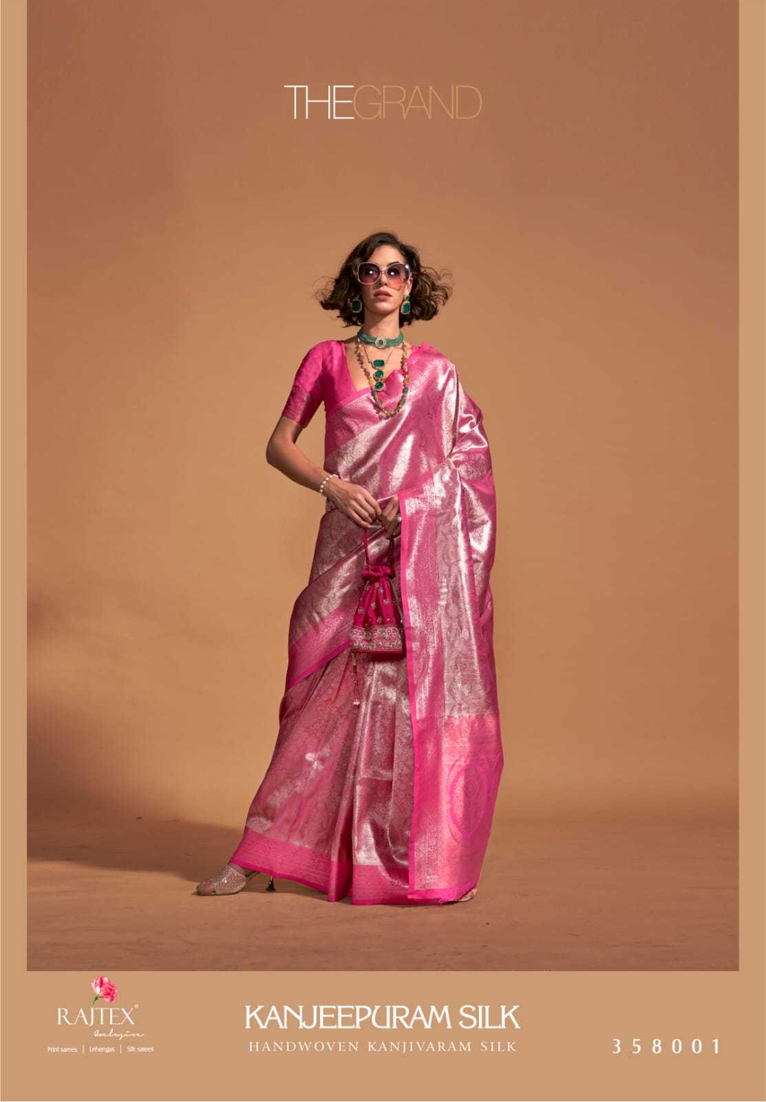 Ynf Kanjivaram Silk KESH530 RAJTEX KANJEEPURAM Silk Sarees Wholesale Kanjivaram Silk Sarees Designer Silk Sarees Embroidered Silk Sarees Manufacturer- Kapda Export