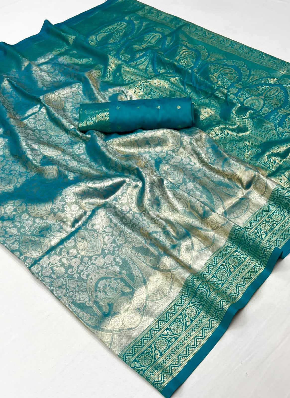 Ynf Kanjivaram Silk KESH530 RAJTEX KANJEEPURAM Silk Sarees Wholesale Kanjivaram Silk Sarees Designer Silk Sarees Embroidered Silk Sarees Manufacturer- Kapda Export
