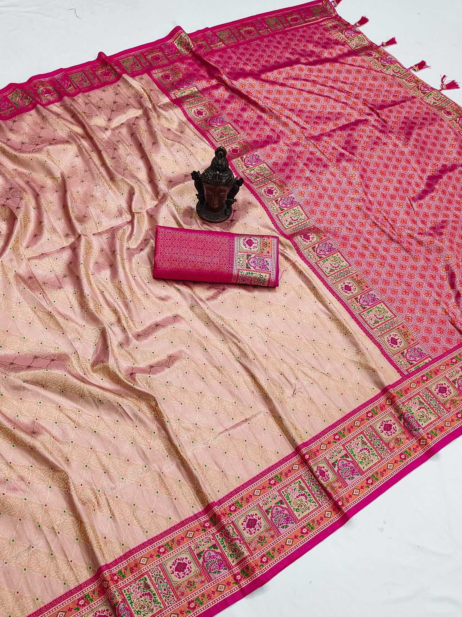 Ynf Kanjivaram Silk KESH634 KANJIVARAM TISSUE Silk Sarees Wholesale Kanjivaram Silk Sarees Designer Silk Sarees Embroidered Silk Sarees Manufacturer- Kapda Export