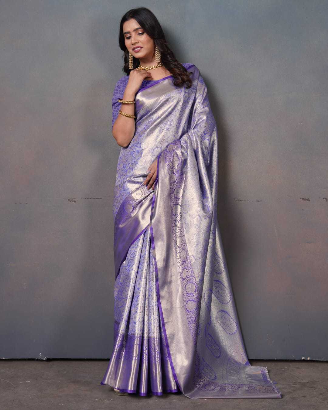 Ynf Kanjivaram Silk KESH692 KANKTALA Silk Sarees Festive Collections Wholesale Kanjivaram Silk Sarees Zari Border Silk Sarees Festival Silk Sarees Manufacturer- Kapda Export