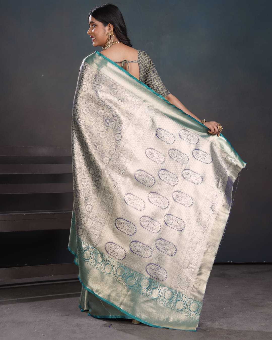 Ynf Kanjivaram Silk KESH692 KANKTALA Silk Sarees Festive Collections Wholesale Kanjivaram Silk Sarees Zari Border Silk Sarees Festival Silk Sarees Manufacturer- Kapda Export