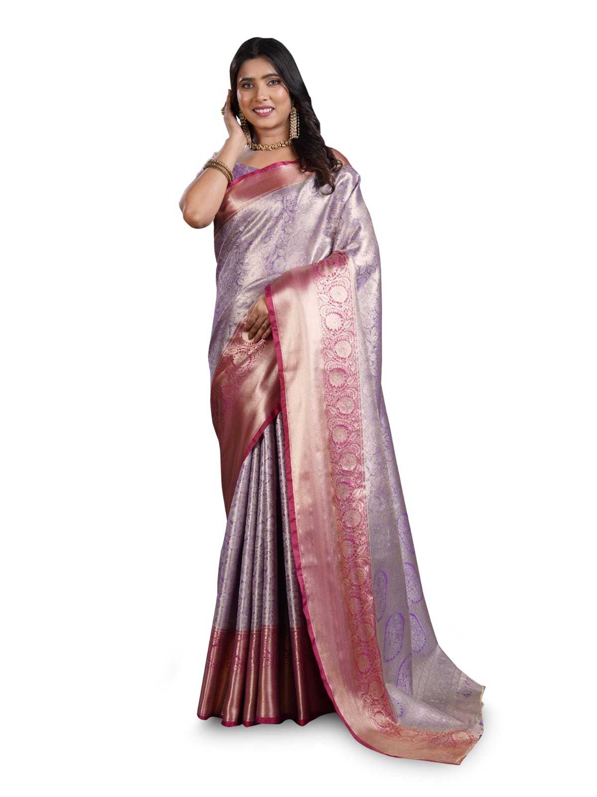 Ynf Kanjivaram Silk KESH692 KANKTALA Silk Sarees Festive Collections Wholesale Kanjivaram Silk Sarees Zari Border Silk Sarees Festival Silk Sarees Manufacturer- Kapda Export