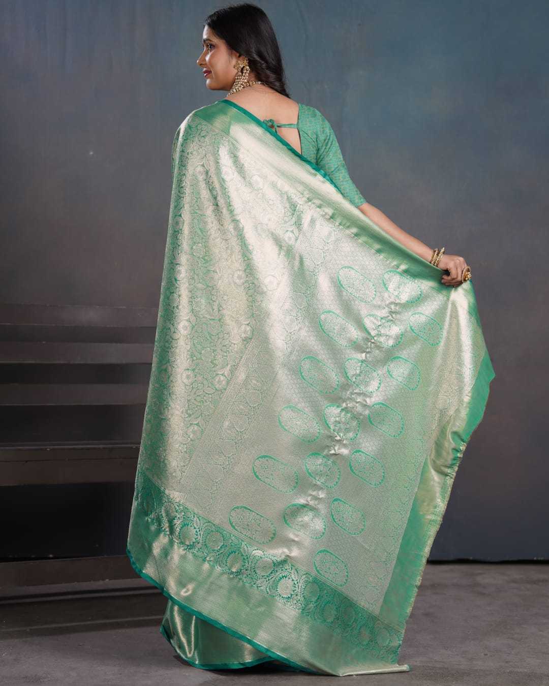 Ynf Kanjivaram Silk KESH692 KANKTALA Silk Sarees Festive Collections Wholesale Kanjivaram Silk Sarees Zari Border Silk Sarees Festival Silk Sarees Manufacturer- Kapda Export