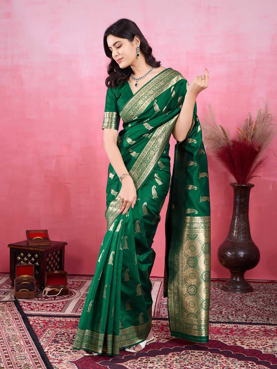 Ynf Kanjivaram Silk KESH705 SURYAMUKHI Silk Sarees Festive Collections Wholesale Kanjivaram Silk Sarees Silk Sarees With Blouse Festival Silk Sarees Manufacturer- Kapda Export