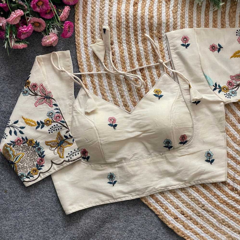 Ynf Khadi Cotton KESH411 haki Readymade Blouses Wholesale Designer Blouse Cotton Blouse Party Wear Blouse Manufacturer- Kapda Export