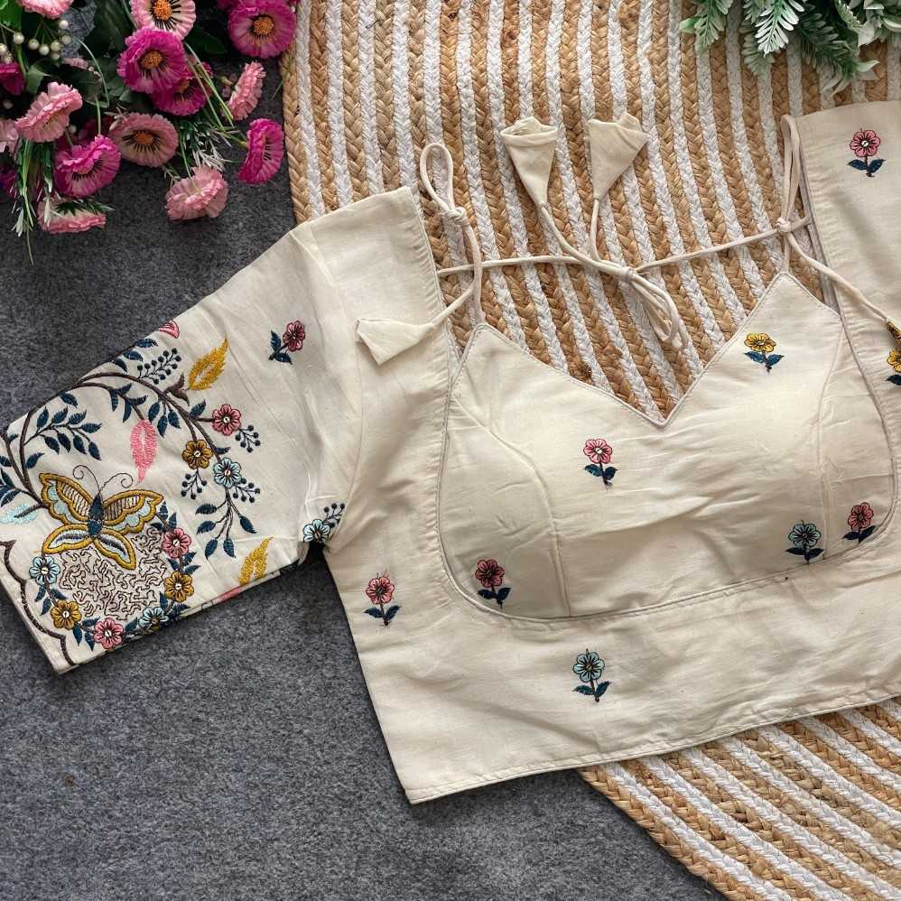 Ynf Khadi Cotton KESH411 haki Readymade Blouses Wholesale Designer Blouse Cotton Blouse Party Wear Blouse Manufacturer- Kapda Export