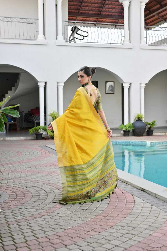 Ynf Khadi KESH484 CHARU Silk Sarees Wholesale Soft Silk Sarees Khadi Silk Sarees Raw Silk Sarees Manufacturer- Kapda Export