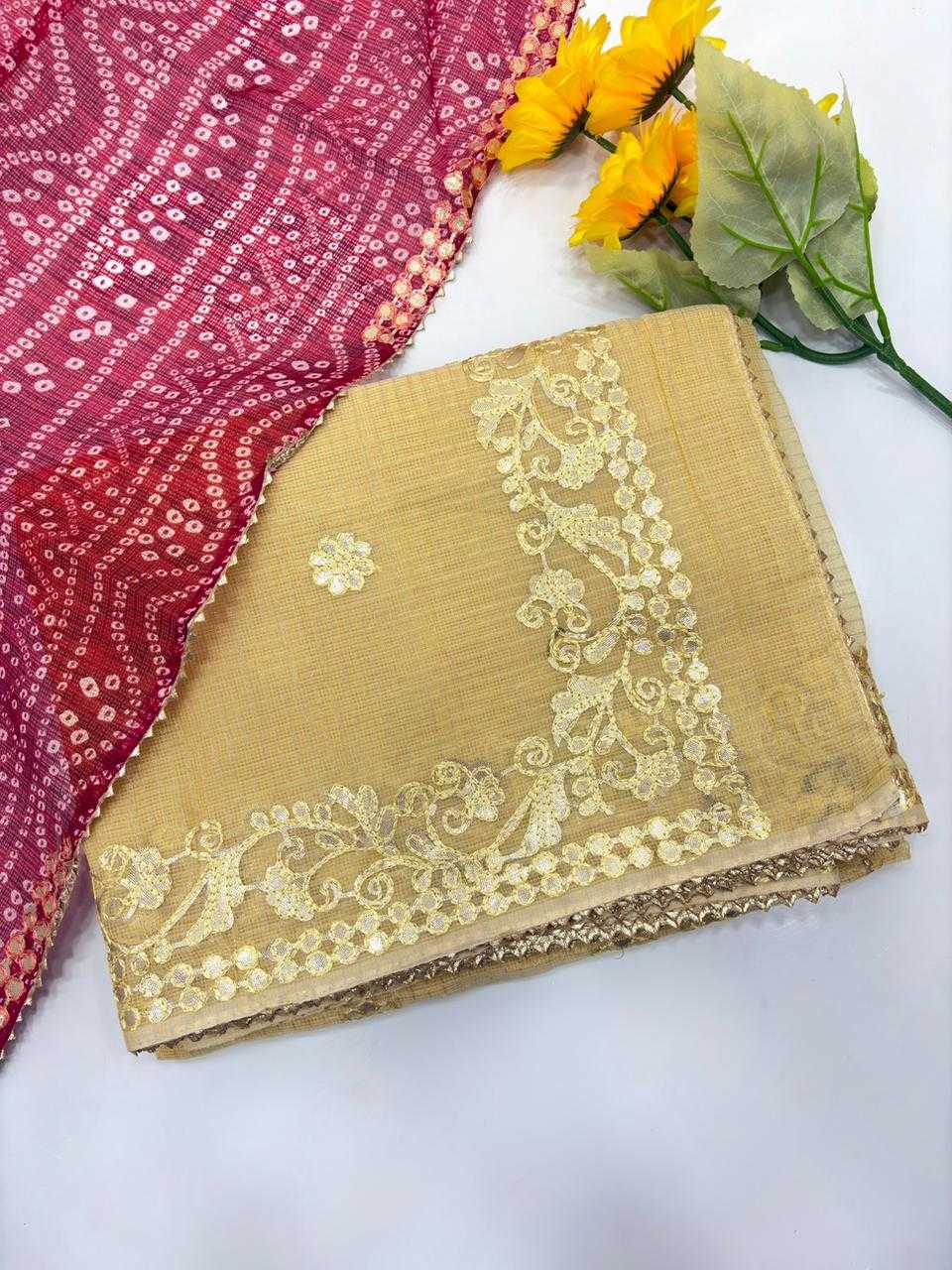 Ynf Kota Checks KESH592 gottapati Sarees Wholesale Zari Sarees Bandhani Sarees Kora Sarees Manufacturer- Kapda Export