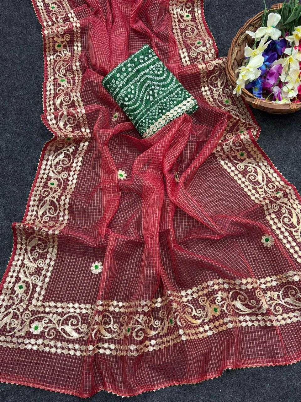 Ynf Kota Checks KESH592 zari weave Sarees Wholesale Party Wear Sarees Zari Sarees Kora Sarees Manufacturer- Kapda Export