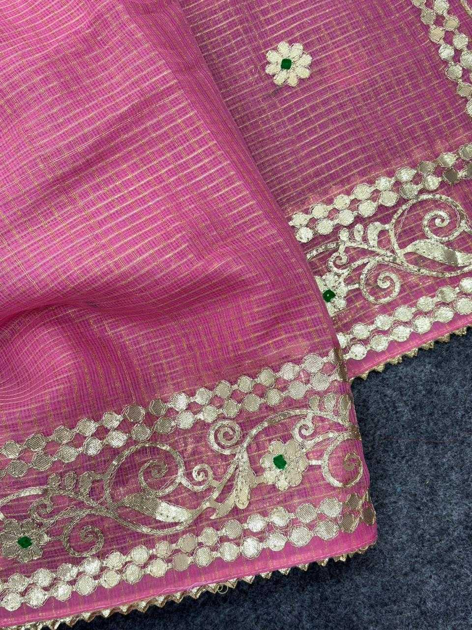 Ynf Kota Checks KESH592 zari weave Sarees Wholesale Party Wear Sarees Zari Sarees Kora Sarees Manufacturer- Kapda Export